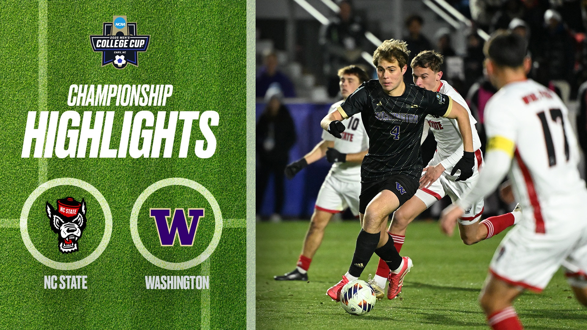 Washington vs NC State: 2025 Men's College Cup championship highlights